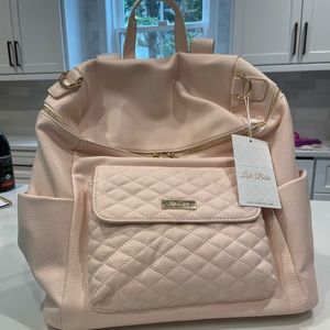 NWT Luli Bebe Monaco Diaper Bag in Blush